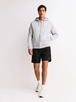 Black/Grey 7 Inch Active Gym Sports Shorts 2 Pack