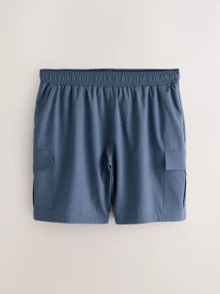 Black/Grey Active Cargo Gym Training Shorts 2 Pack