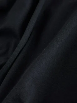 Black/Grey Marl Short Sleeve Jersey Pyjamas Set