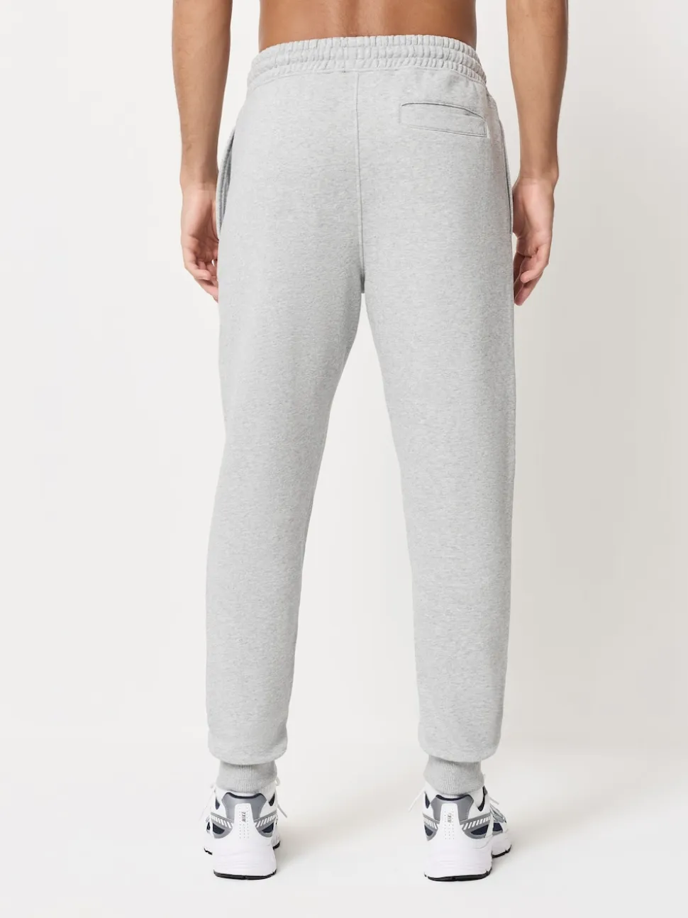 Black/Grey Marl Slim Fit Brushback Heavyweight 2 Pack Joggers