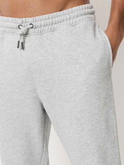 Black/Grey Marl Slim Fit Brushback Heavyweight 2 Pack Joggers