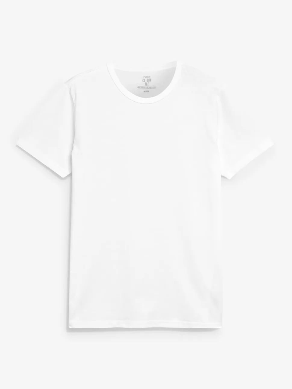 Black/Grey Marl/White/Navy Slim Fit 100% Cotton Layering T-Shirts 5 Pack