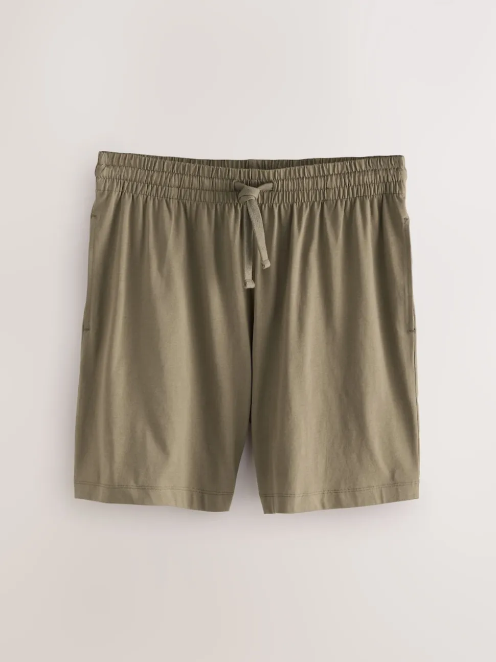 Black/Khaki Green/Ecru Jersey Pyjamas Shorts Set 3 Pack