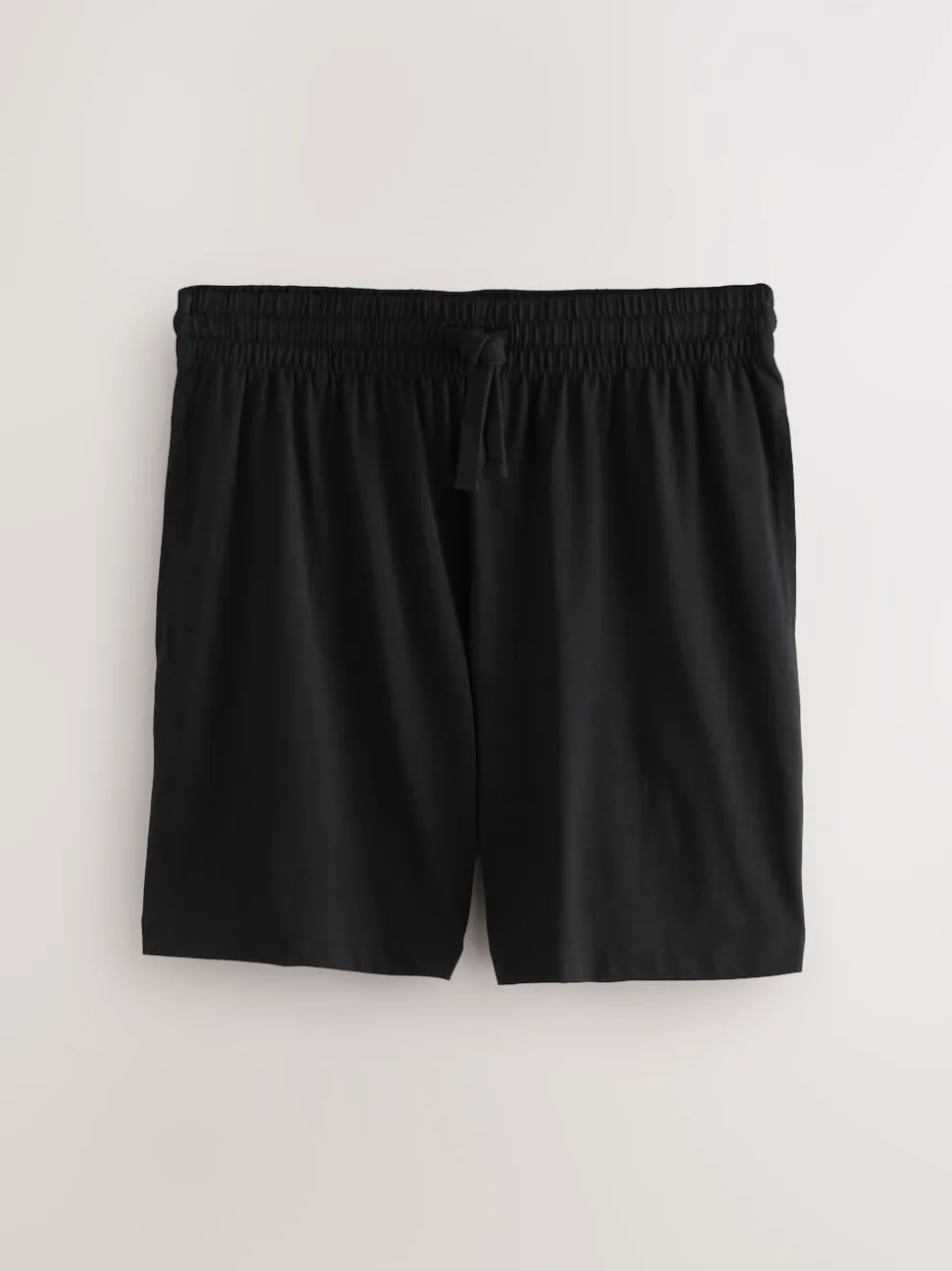 Black/Khaki Green/Ecru Jersey Pyjamas Shorts Set 3 Pack