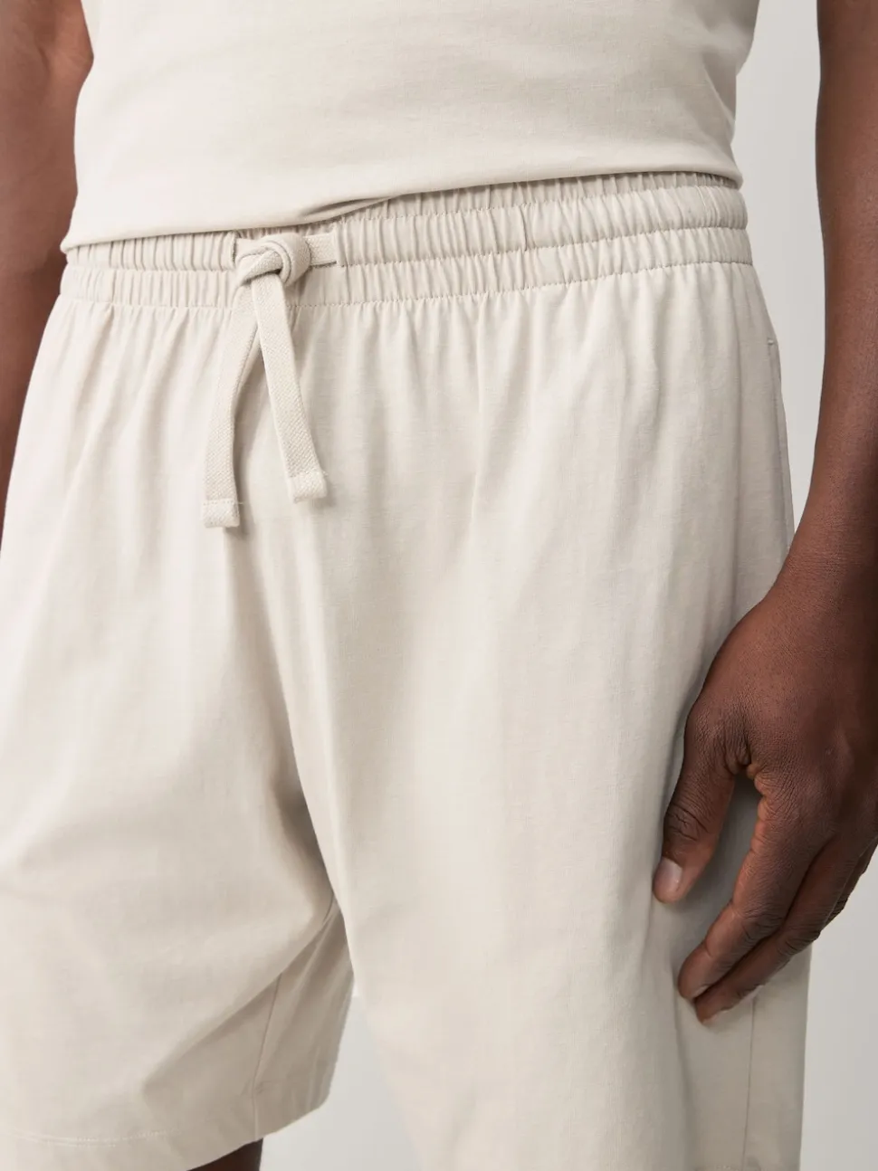 Black/Khaki Green/Ecru Jersey Pyjamas Shorts Set 3 Pack