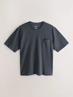 Black/Navy Blue Jersey Check Short Sleeve Pyjamas Set 3 Pack