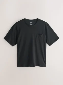 Black/Navy Blue Jersey Check Short Sleeve Pyjamas Set 3 Pack