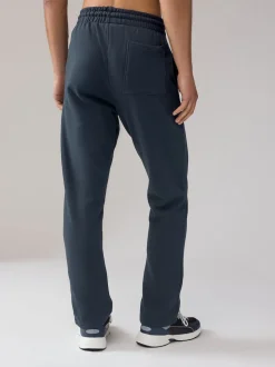 Black/Navy Blue Open Brushback Heavyweight Open 2 Pack Joggers