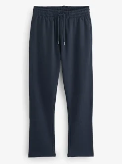 Black/Navy Blue Open Brushback Heavyweight Open 2 Pack Joggers
