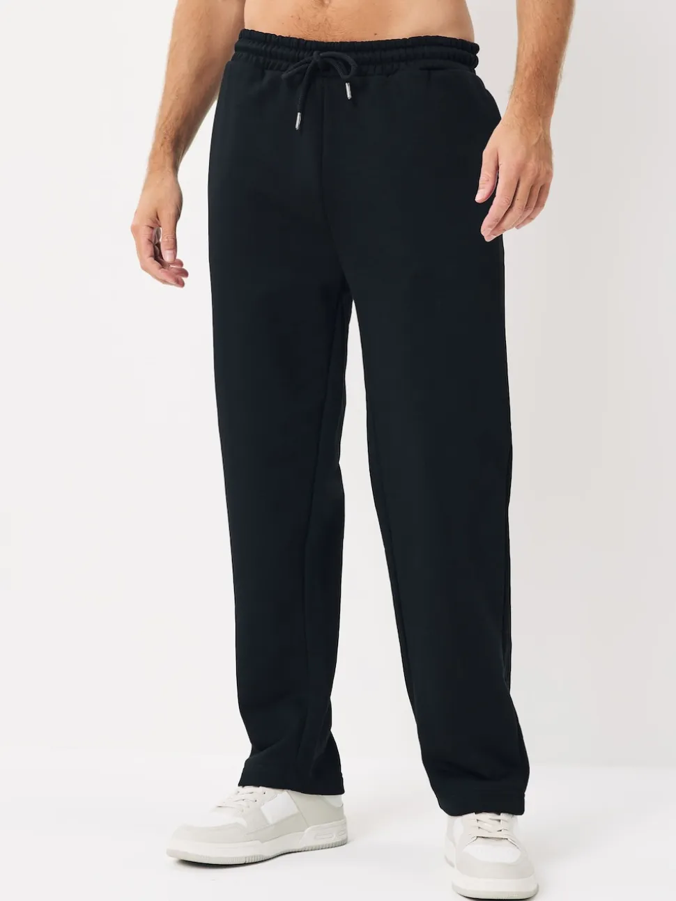 Black/Navy Blue/Grey Marl Brushback Heavyweight 3 Pack Joggers