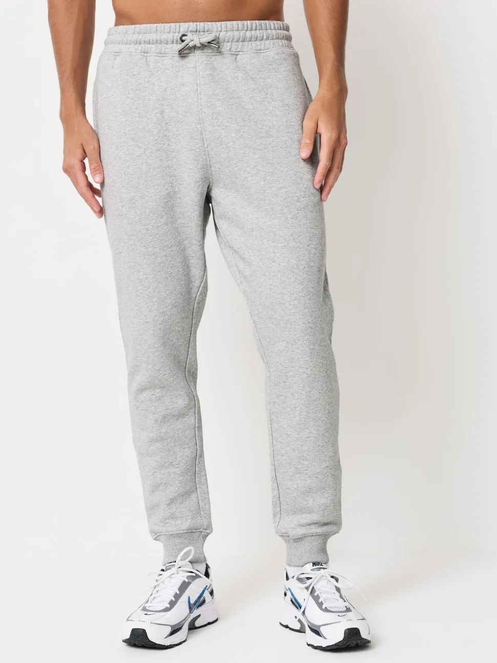 Black/Navy Blue/Grey Slim Fit Cotton Rich Jersey Joggers 3 Pack