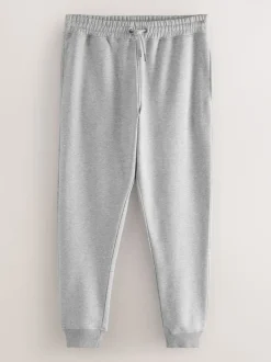 Black/Navy Blue/Grey Slim Fit Cotton Rich Jersey Joggers 3 Pack