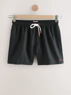 Black/Navy Blue/Light Blue/Grey Essential Swim Shorts 4 Pack