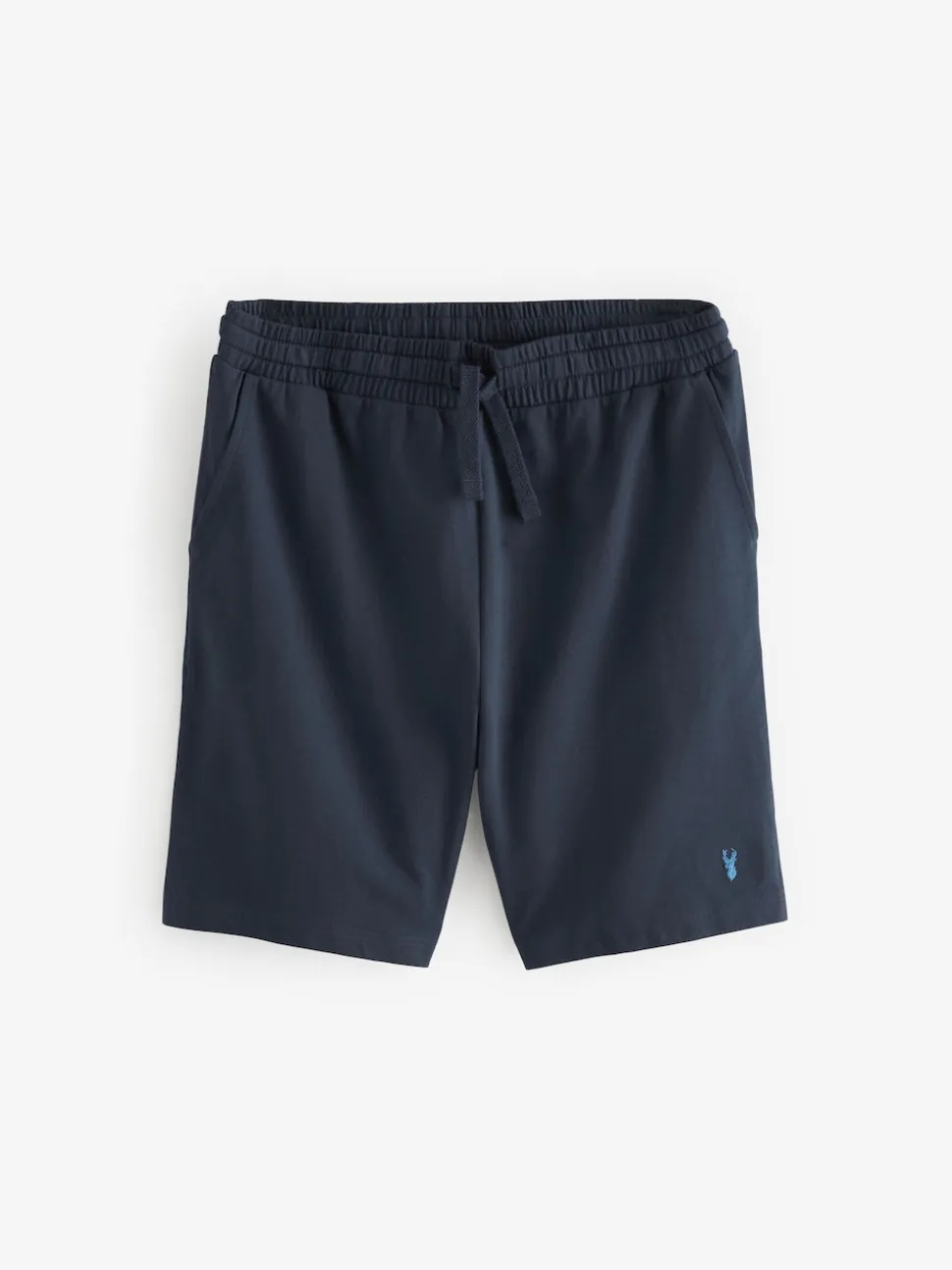 Black/Navy Loopback Soft Touch 2 Pack Jogger Shorts