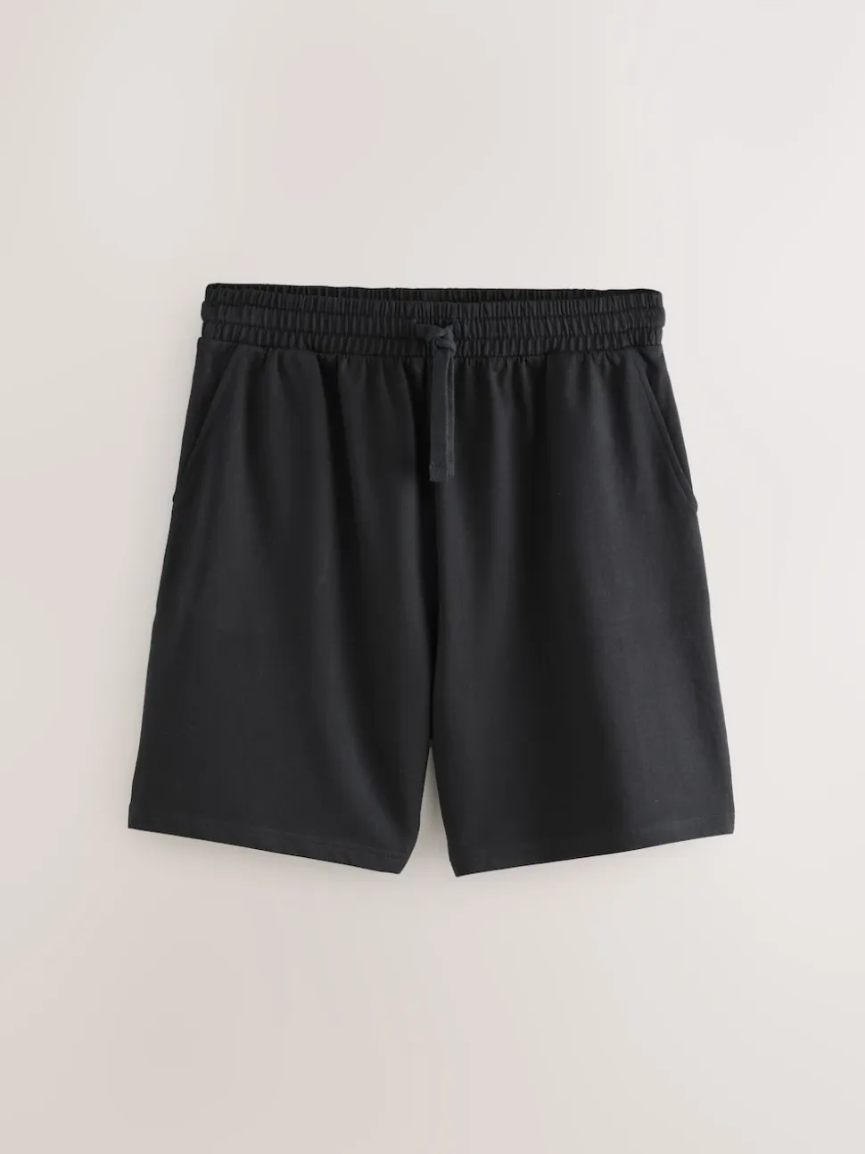Black/Navy Loopback Soft Touch 2 Pack Jogger Shorts