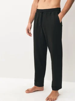 Black/Navy Open Loopback Soft Touch 2 Pack Open Joggers