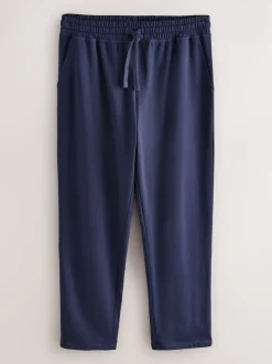 Black/Navy Open Loopback Soft Touch 2 Pack Open Joggers