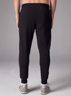 Black/Navy Slim Fit Brushback Heavyweight 2 Pack Joggers