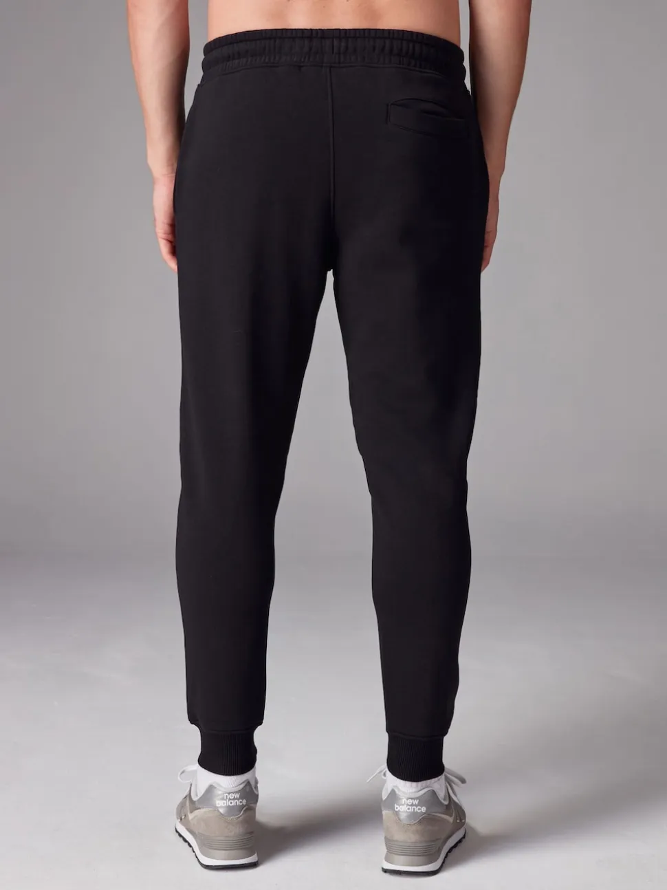 Black/Navy Slim Fit Brushback Heavyweight 2 Pack Joggers