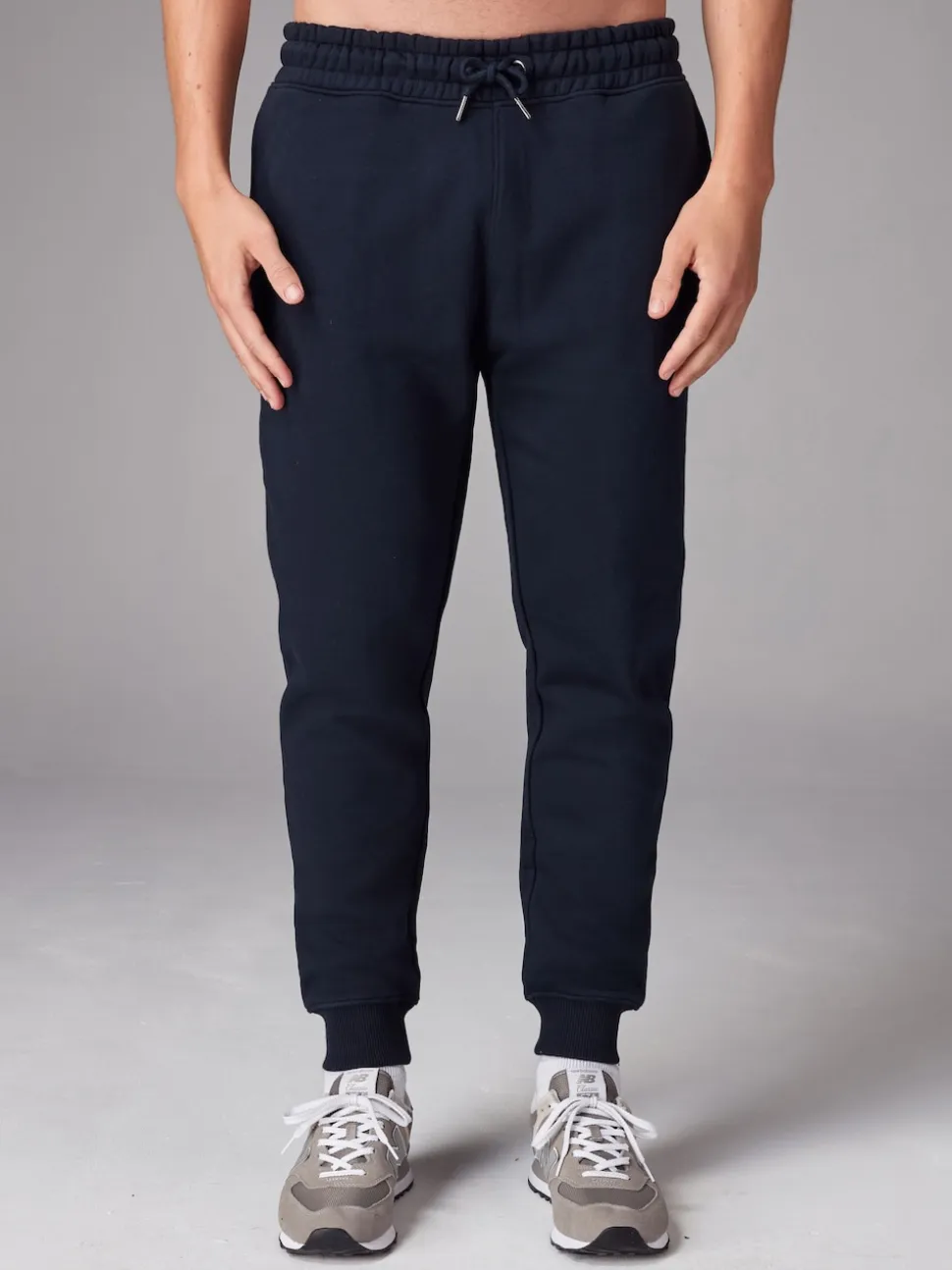 Black/Navy Slim Fit Brushback Heavyweight 2 Pack Joggers