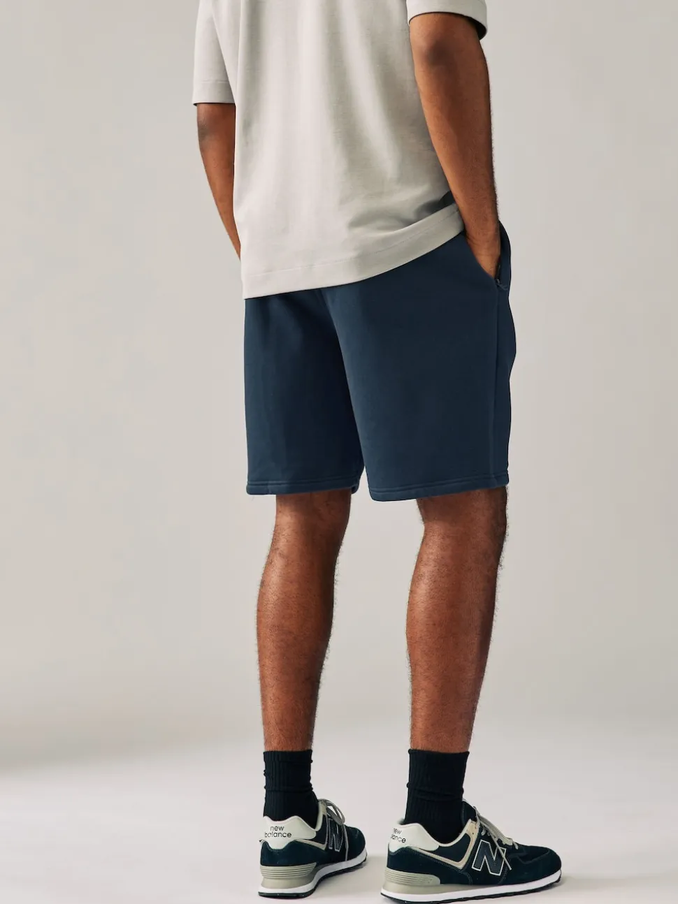 Black/Navy Soft Fabric Jersey Shorts 2 Pack