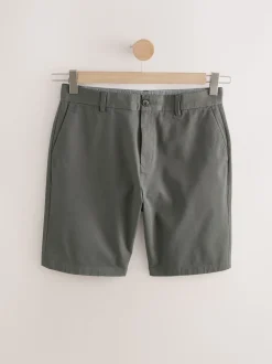 Black/Navy/Charcoal Straight Fit Stretch Chinos Shorts 3 Pack