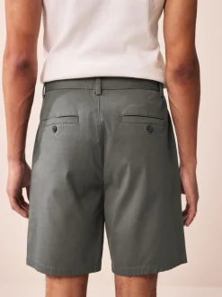 Black/Navy/Charcoal Straight Fit Stretch Chinos Shorts 3 Pack