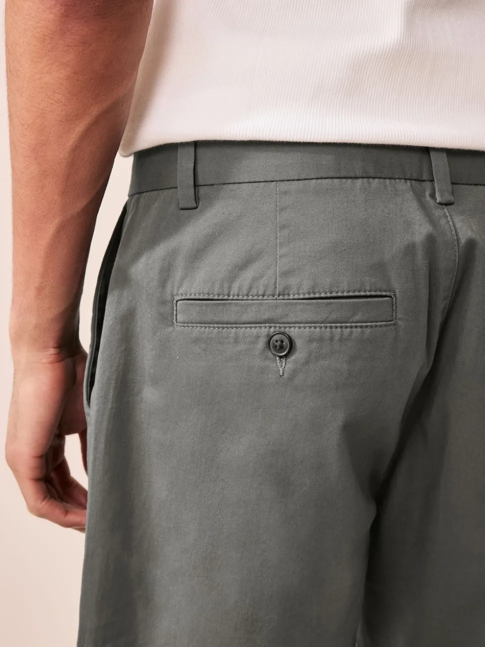 Black/Navy/Charcoal Straight Fit Stretch Chinos Shorts 3 Pack