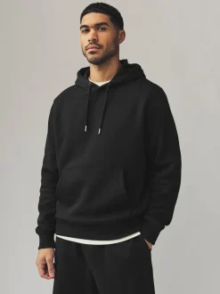Black/Navy/Grey Marl Jersey Hoodies 3 Pack