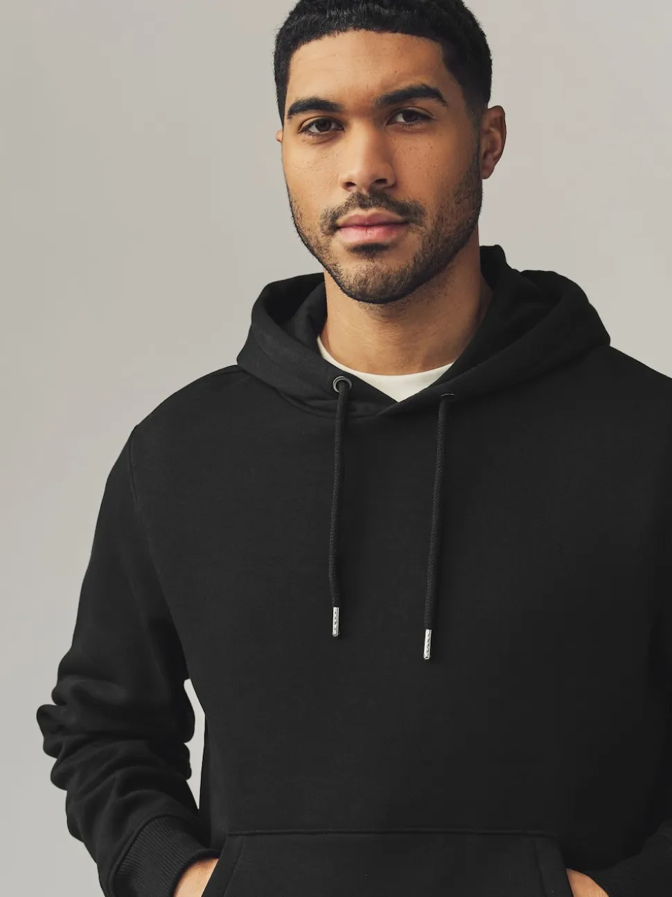Black/Navy/Grey Marl Jersey Hoodies 3 Pack