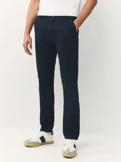 Black/Navy/Stone/Blue Slim Stretch Chino Trousers 4 Pack