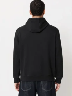 Black/Neutral Cotton Rich Jersey Overhead Hoodies 2 Pack