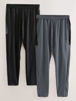 Black/Slate Active Sports Training Joggers 2 Pack