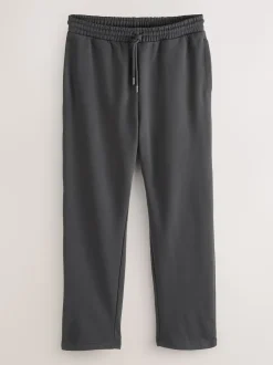 Black/Slate Grey Straight Fit Brushback Heavyweight 2 Pack Joggers