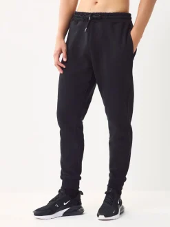 Black/Slate Grey/Khaki Green Slim Fit Cotton Rich Jersey Joggers 3 Pack