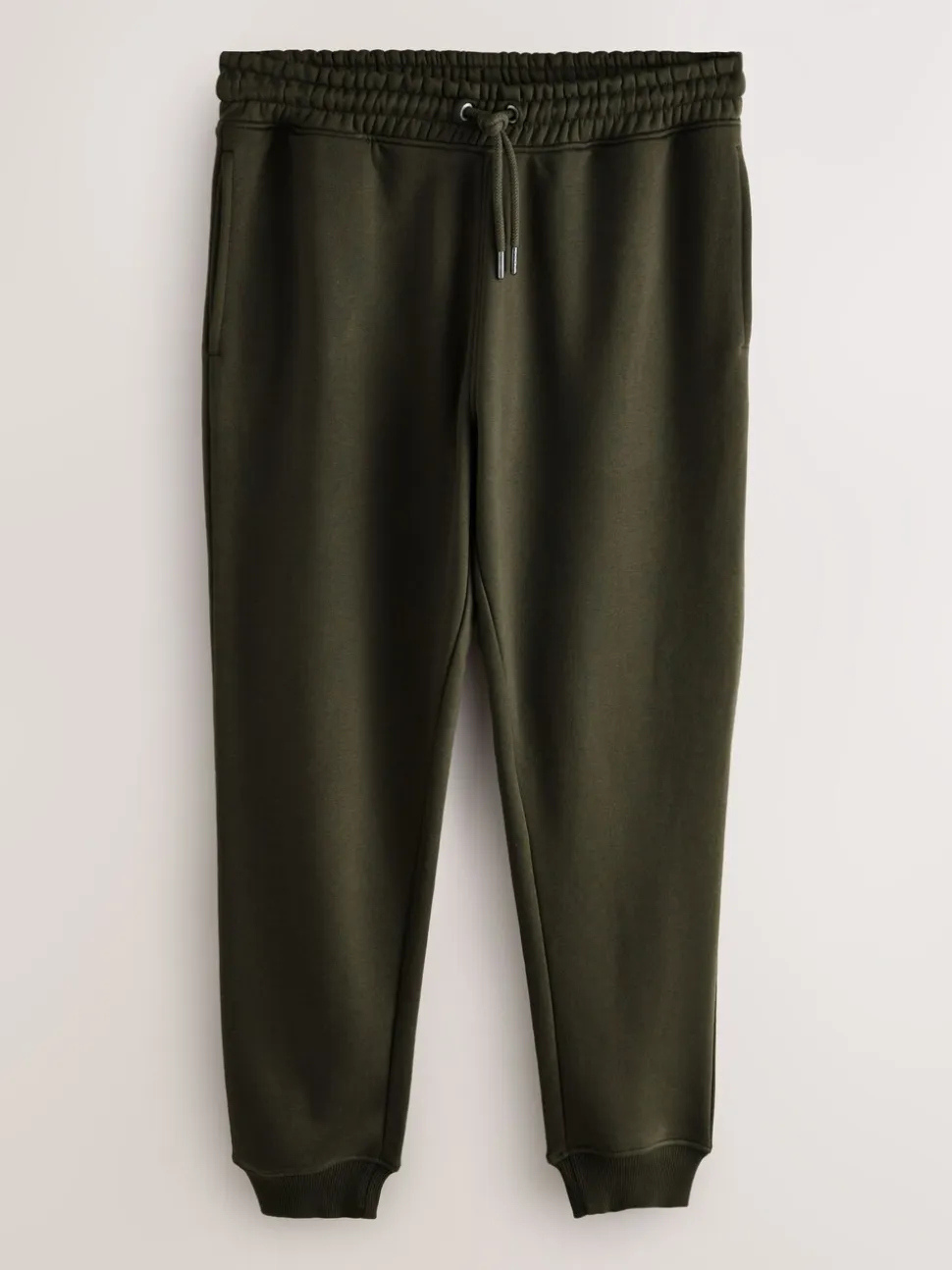 Black/Slate Grey/Khaki Green Slim Fit Cotton Rich Jersey Joggers 3 Pack