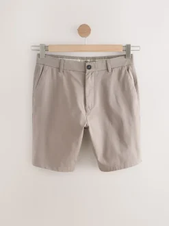 Black/Vintage Blue/ White/ Mushroom Straight Fit Stretch Chino Shorts 4 Pack