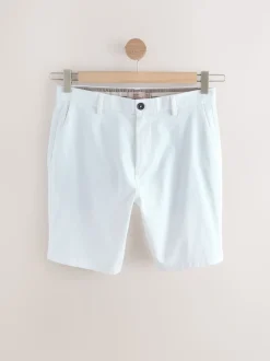 Black/Vintage Blue/ White/ Mushroom Straight Fit Stretch Chino Shorts 4 Pack