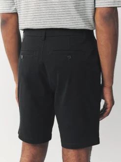 Black/Vintage Blue/ White/ Mushroom Straight Fit Stretch Chino Shorts 4 Pack
