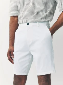 Black/Vintage Blue/ White/ Mushroom Straight Fit Stretch Chino Shorts 4 Pack