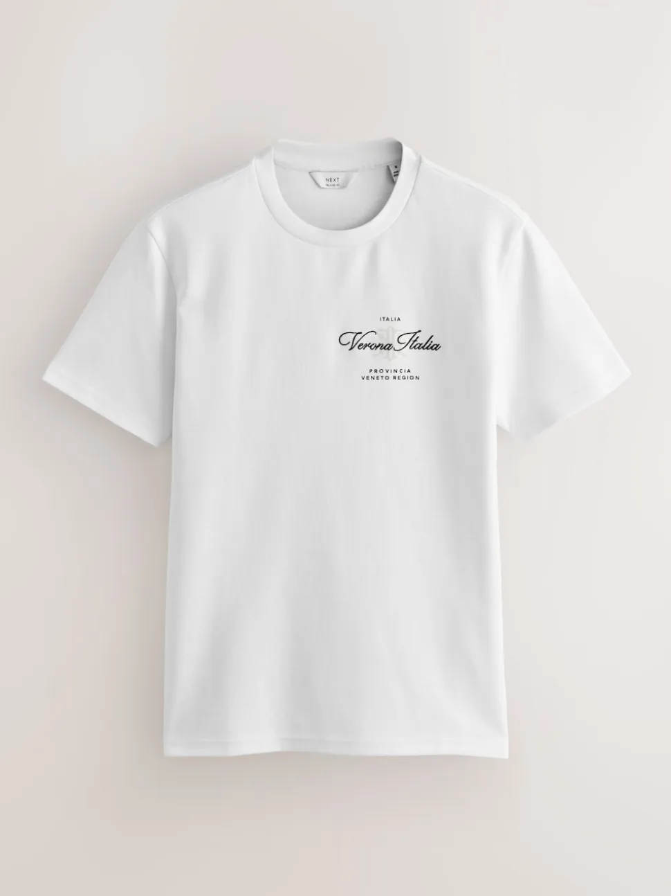 Black/White/Grey Embroidered Slim Fit Graphic Print T-Shirts 3 Pack