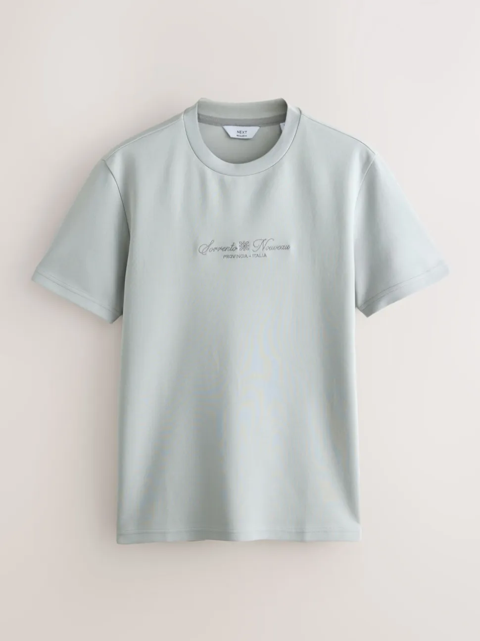 Black/White/Grey Embroidered Slim Fit Graphic Print T-Shirts 3 Pack