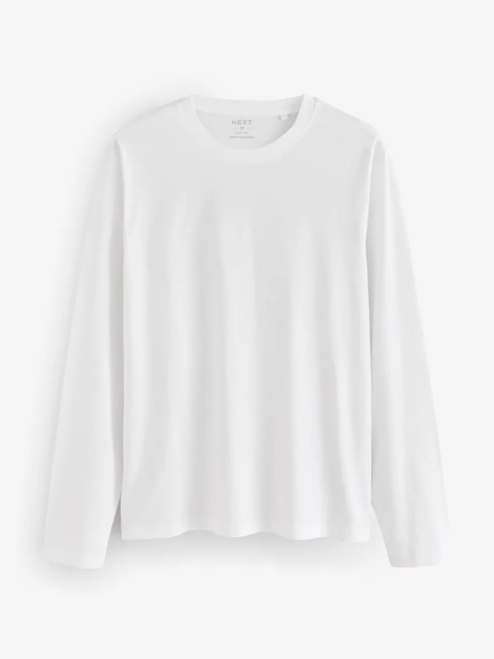 Black/White/Grey/Blue Slim Fit Regular Fit Long Sleeve 100% Cotton T-Shirts 5 Pack