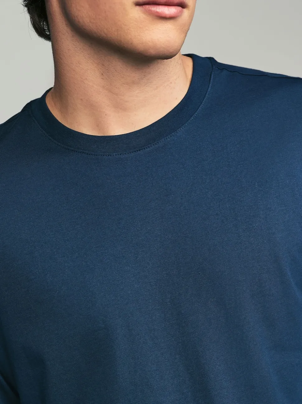 Black/White/Grey/Blue Slim Fit Regular Fit Long Sleeve 100% Cotton T-Shirts 5 Pack