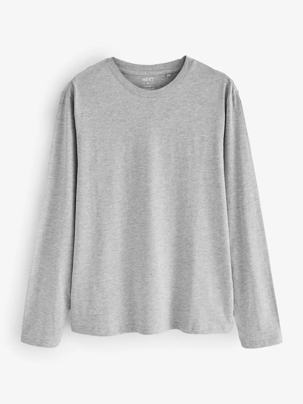 Black/White/Grey/Blue Slim Fit Regular Fit Long Sleeve 100% Cotton T-Shirts 5 Pack