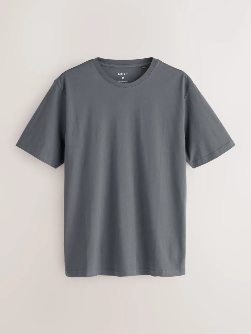 Black/White/Grey/Slate Grey/Stone/Brown Regular Fit Essential Cotton T-Shirts 6 Pack