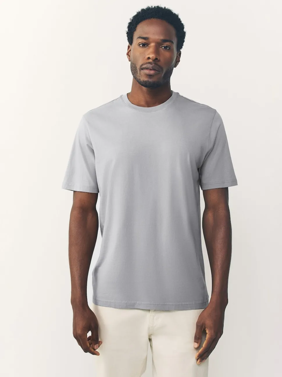 Black/White/Grey/Slate Grey/Stone/Brown Regular Fit Essential Cotton T-Shirts 6 Pack