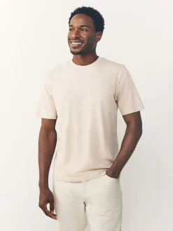 Black/White/Grey/Slate Grey/Stone/Brown Regular Fit Essential Cotton T-Shirts 6 Pack