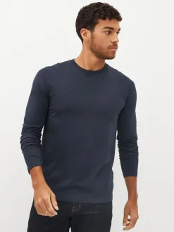 Black/White/Navy Blue/Green/Burgundy Red Regular Fit Regular Fit Long Sleeve 100% Cotton T-Shirts 5 Pack