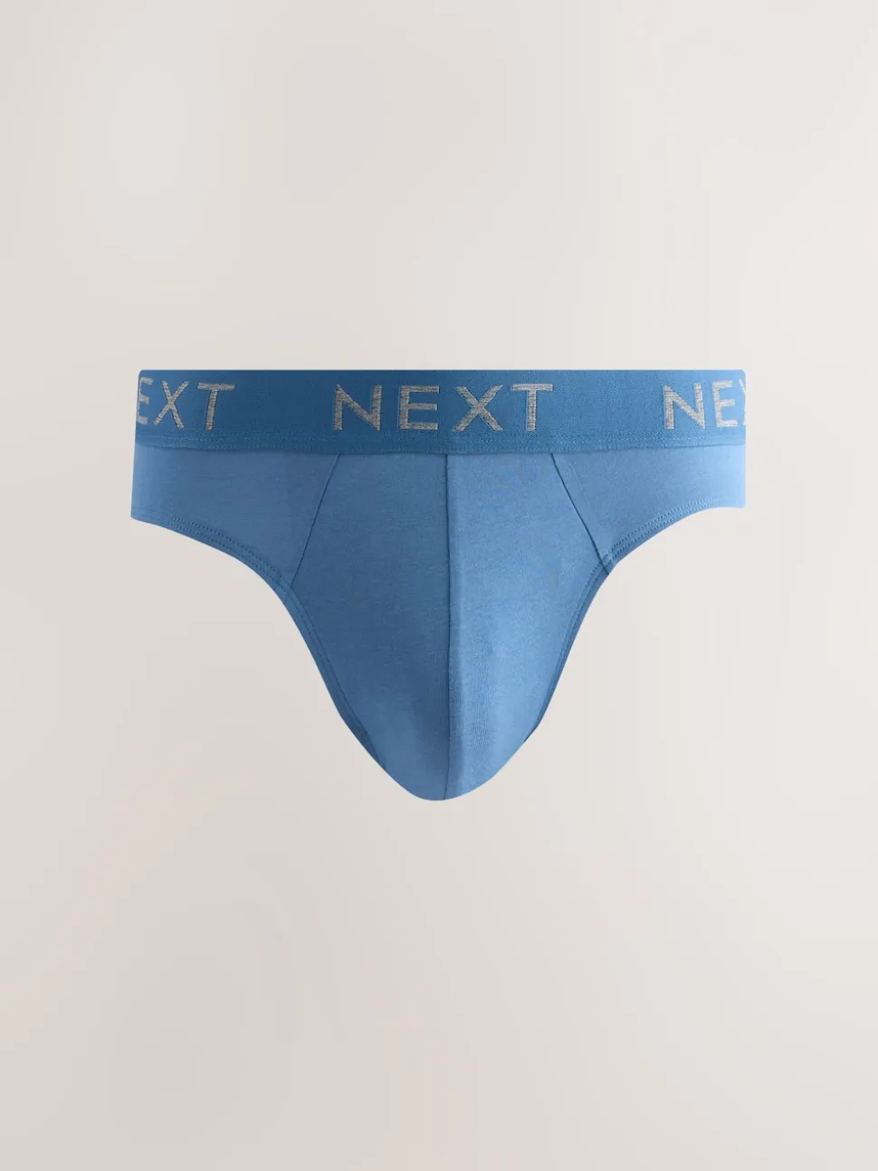 Blue / Grey Marl 10 pack Cotton Rich Briefs
